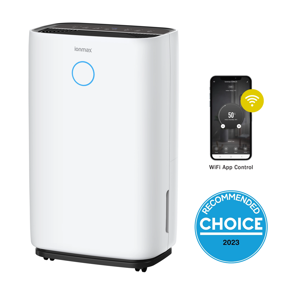 Ionmax Leone 25L/day Compressor Dehumidifier with WiFi