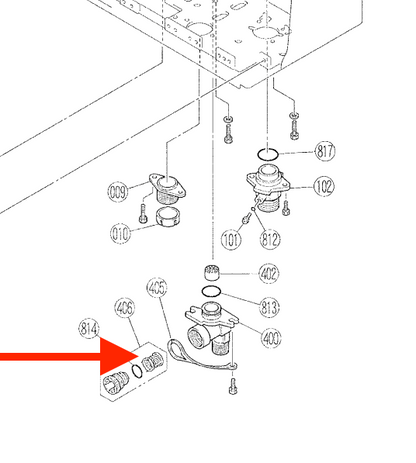 Rinnai 92083773: Water Filter Spare Part