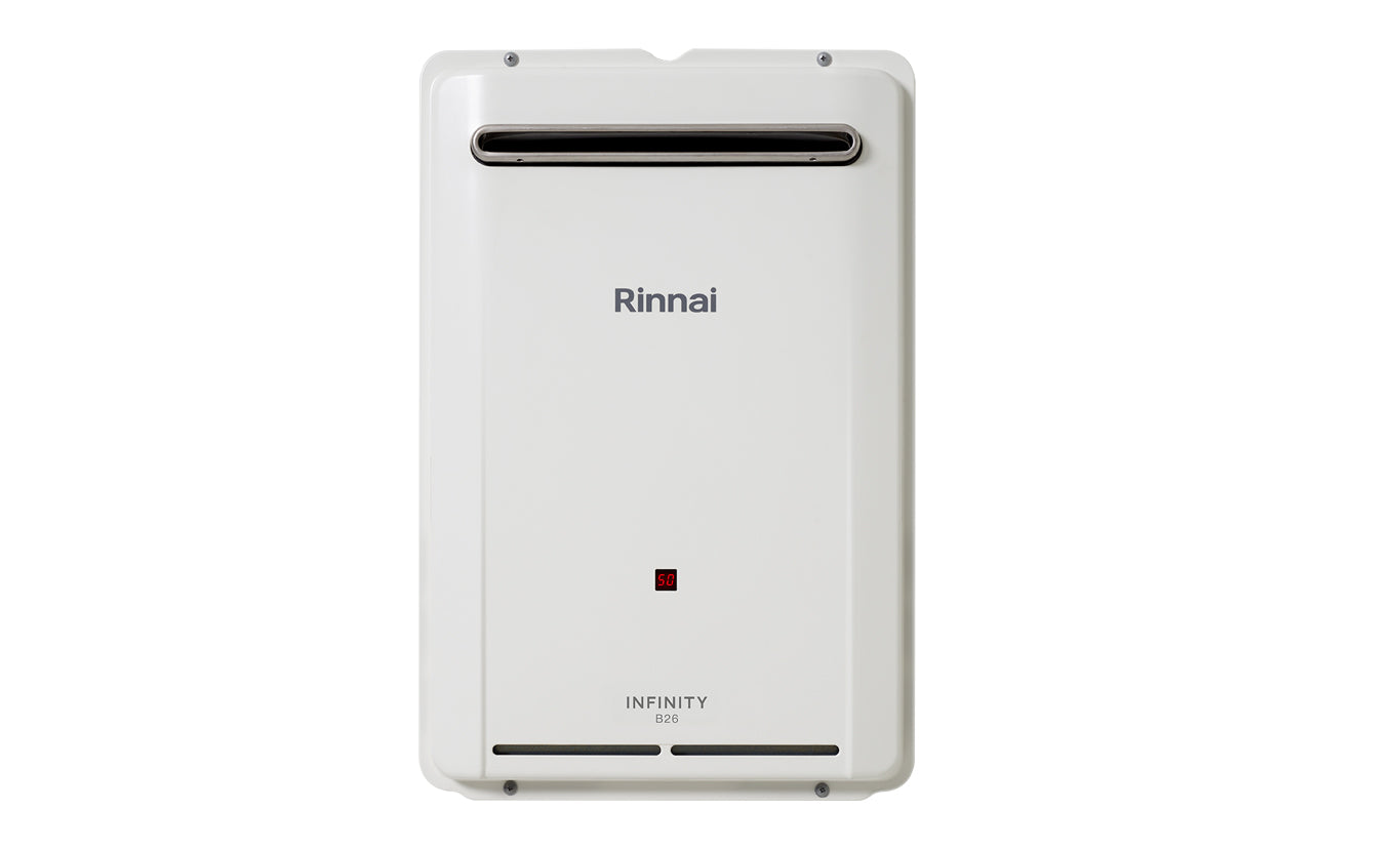 Rinnai Infinity B 26L Continuous Flow Hot Water - INF26L50B LPG 50°