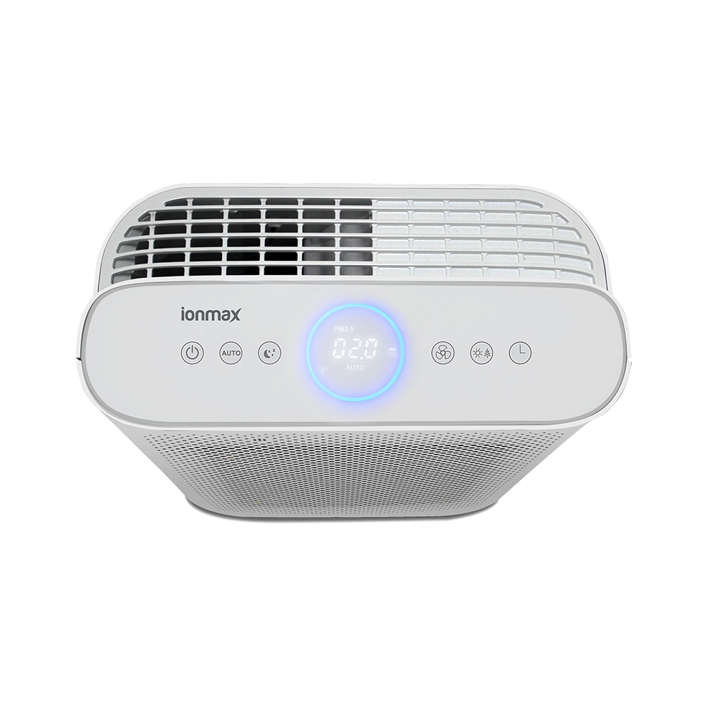  Ionmax ION422 Breeze Plus antiviral HEPA Air Purifier top controls