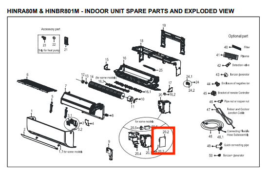 Rinnai Hinra80 Indoor Pcb P/N 84000217 Spare Part