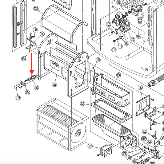 Rinnai Avenger Electrode P/N 90192931