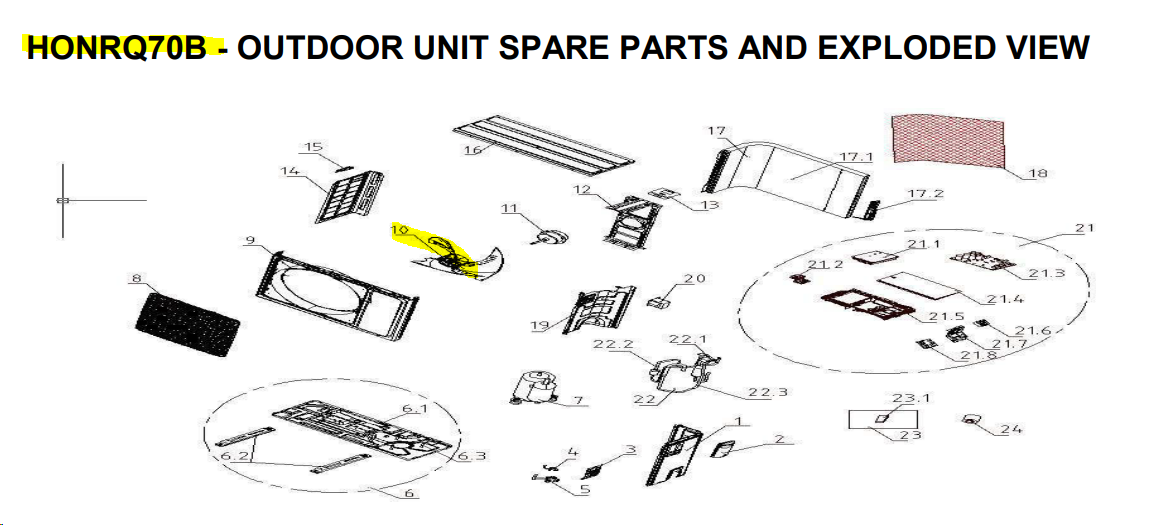 Rinnai HINRQ35/50/70B Fan Blade P/N 84002089