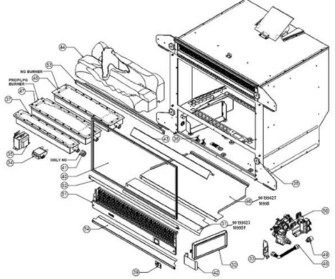 Rinnai PCB Control ETR 3 P/N 90187998