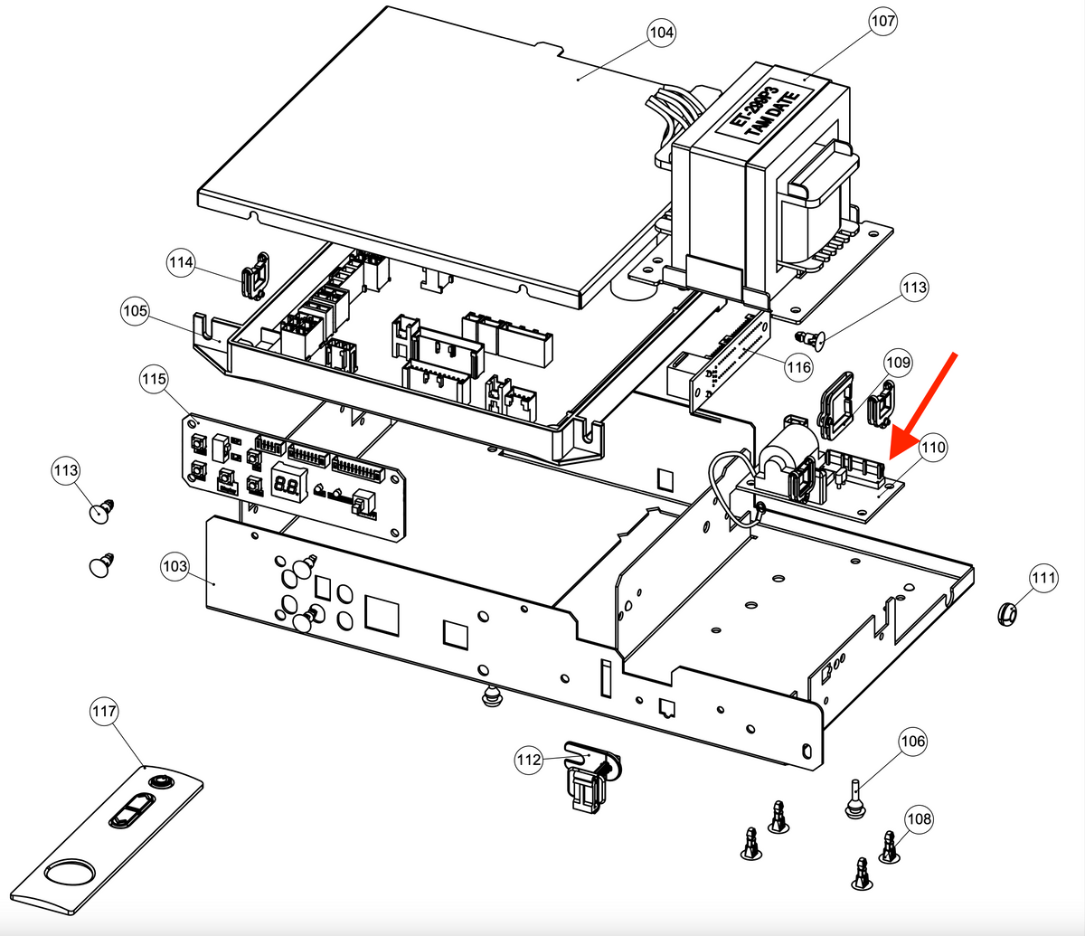 Rinnai Rhfe-952Er Ignitor Pcb Ei-2018 1 P/N 90189951 Spare Part