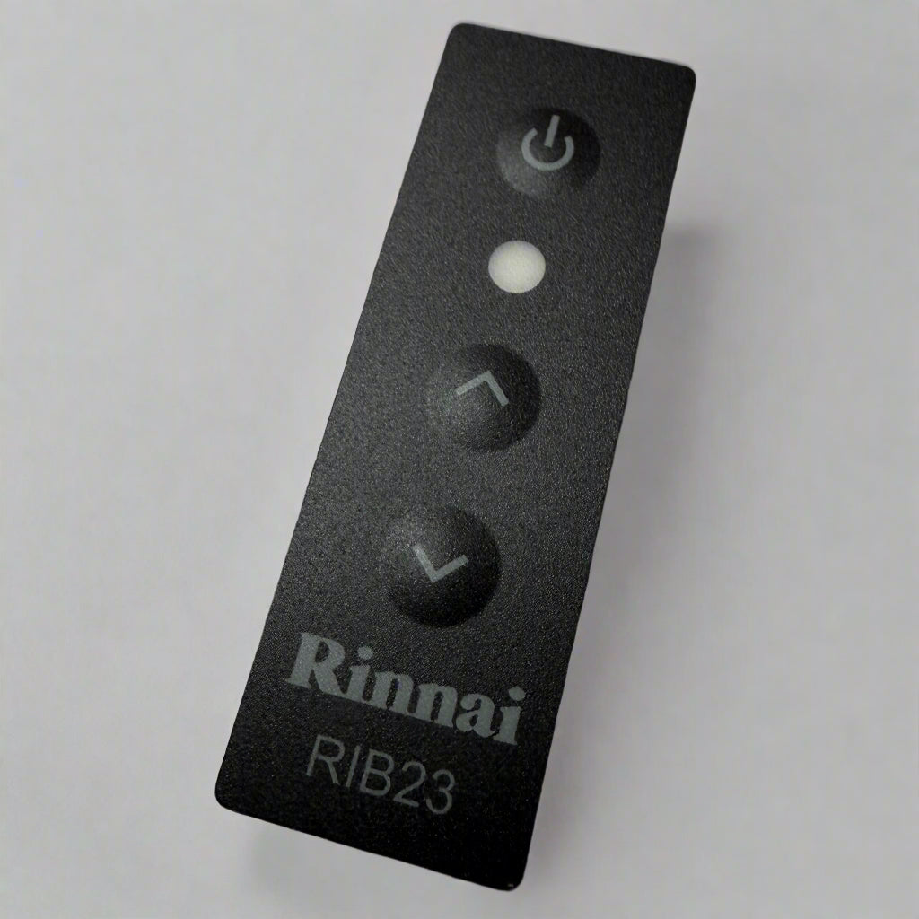 Rinnai Control Decal Saphire RIB23112 P/N 90199766