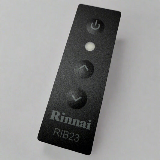 Rinnai Control Decal Saphire RIB23112 P/N 90199766