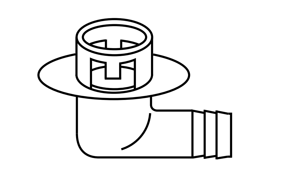 Toshiba Ducted Outdoor Drain Kit Spare Part