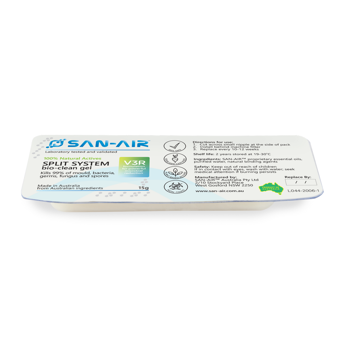 San-Air V3R Split System Bio-Clean Gel 15G 1 Air Purifier