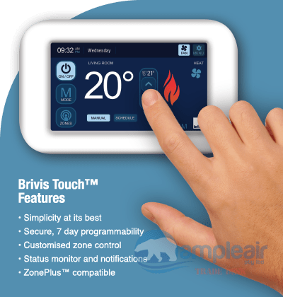 Brivis Touch Nc-7 Controller Spare Part