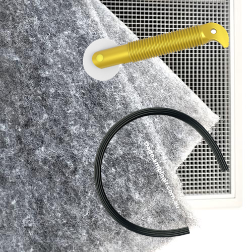 Ducted Air Conditioner Filter Kit inc. Spline Roller & Rubber