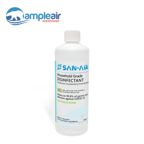 Portable Nano Atomizer With San-Air V3R Commercial/Household Grade Disinfectant 500Ml Cleaning