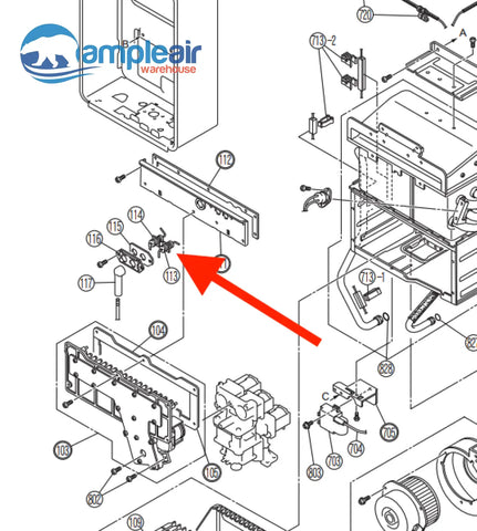 Rinnai 92086974: Electrode Fr Vrm2632Wc Spare Part