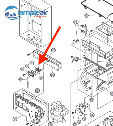 Rinnai 92095598: Electrode Fr Vrm2632Wc Spare Part