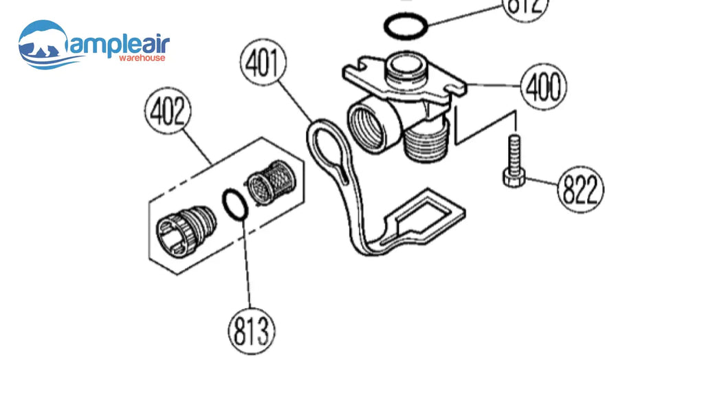 Rinnai 92099968: Inlet Water 3/4 Spare Part