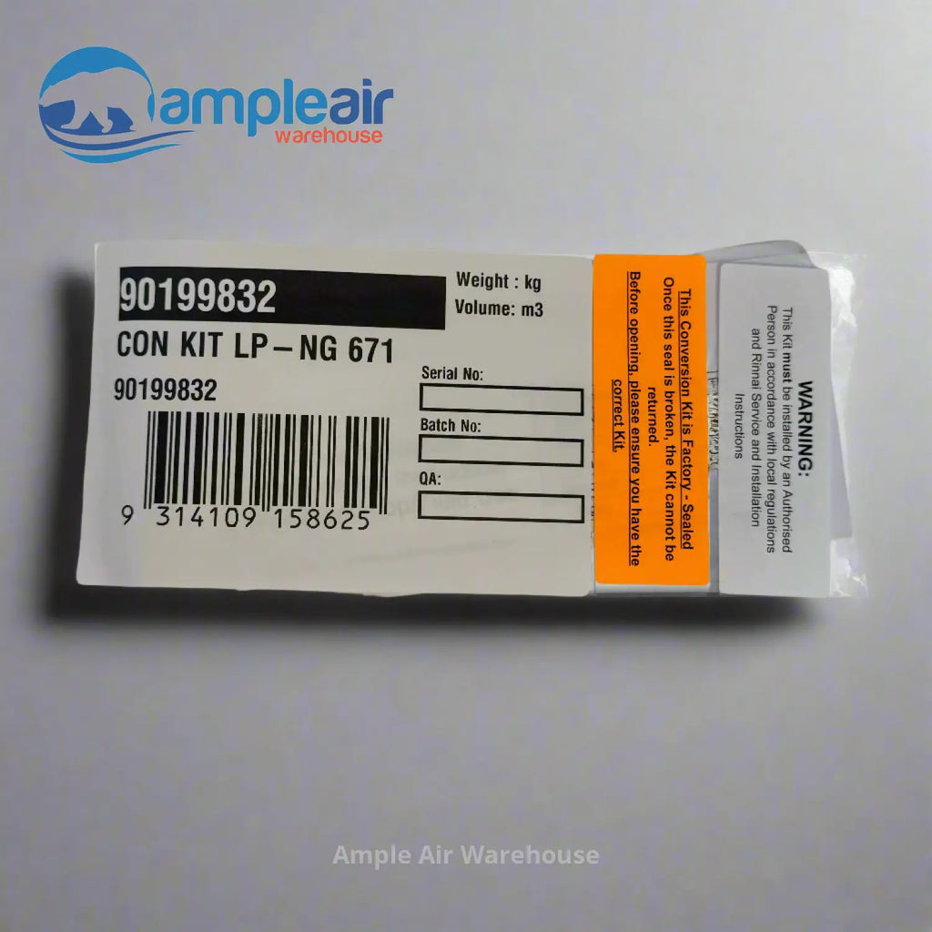 Rinnai Avenger LP-NG Conversion Kit P/N 90199832