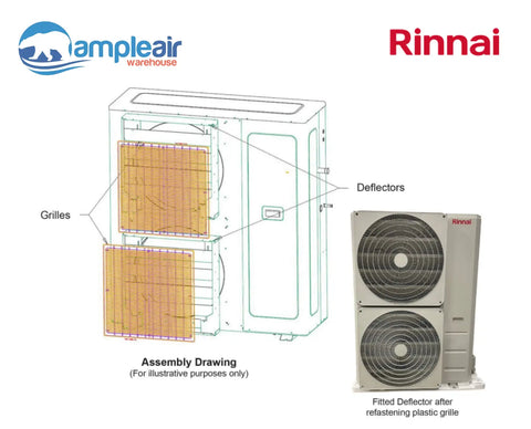 Rinnai Ducted Inverter Louvered Deflector DONSV2 SM