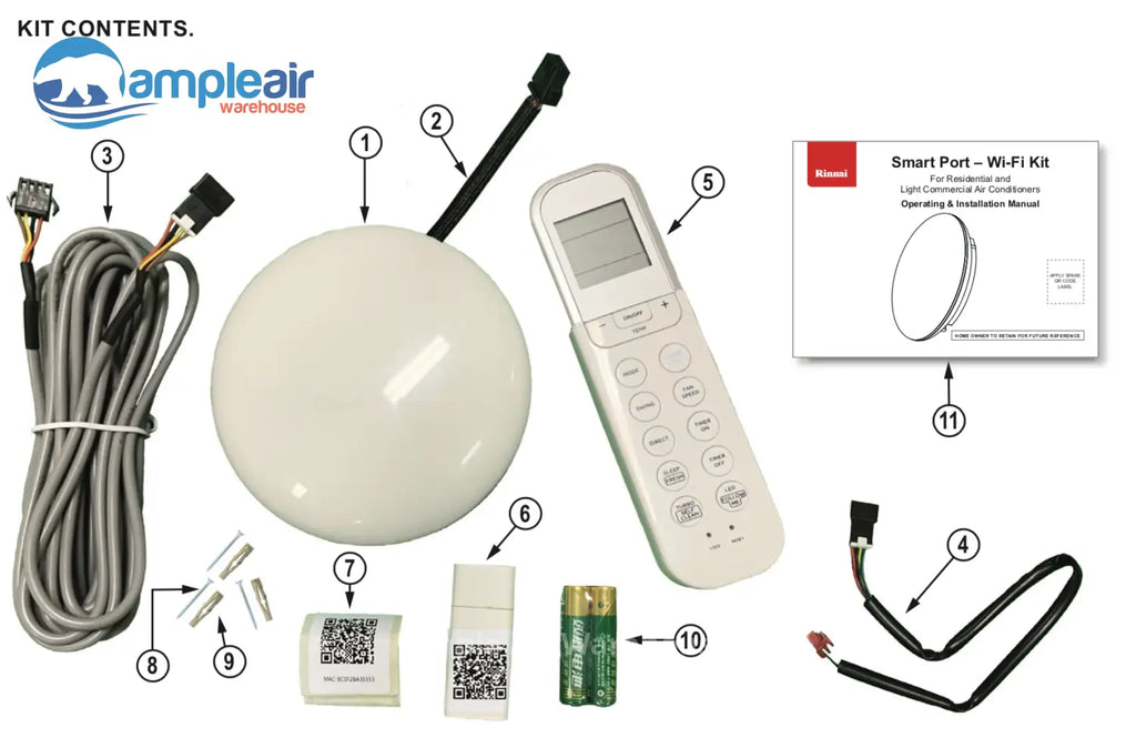 Rinnai Smartport Wifi Kit (Suit Refrigerated Air Conditioning Systems Including Drci) Spare Part