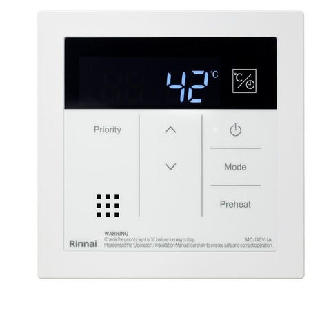 Rinnai Infinity MC145 Kitchen Deluxe Hot Water Temperature Controller White