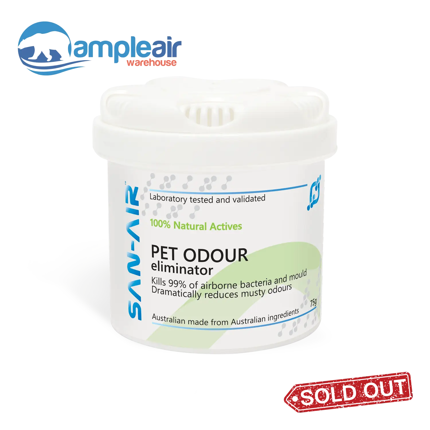 SAN-AIR Pet Odour Eliminator 75g