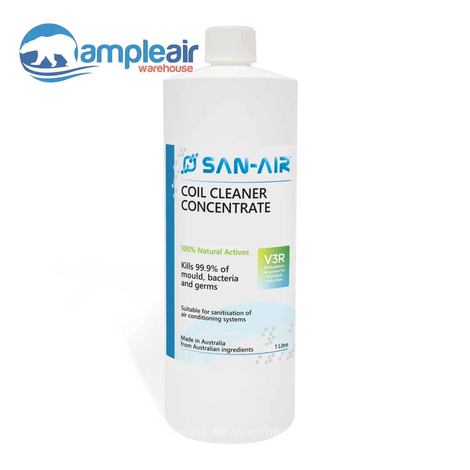 SAN-AIR V3R Hygiene HVAC-R Coil & Machine Cleaner Concentrate 1L