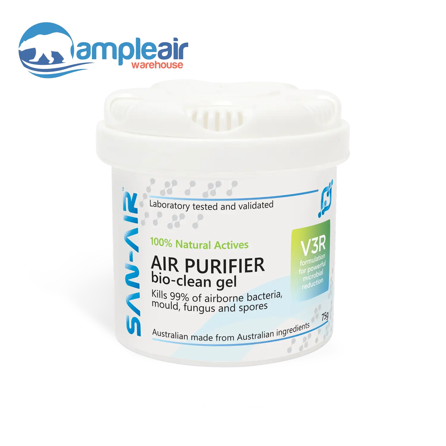 SAN-AIR V3R AIR PURIFIER bio-clean gel