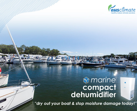 NWT compact 12L dehumidifier for boats caravans